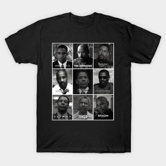 Denzel- movie artwork T-Shirt by SAN ART STUDIO 